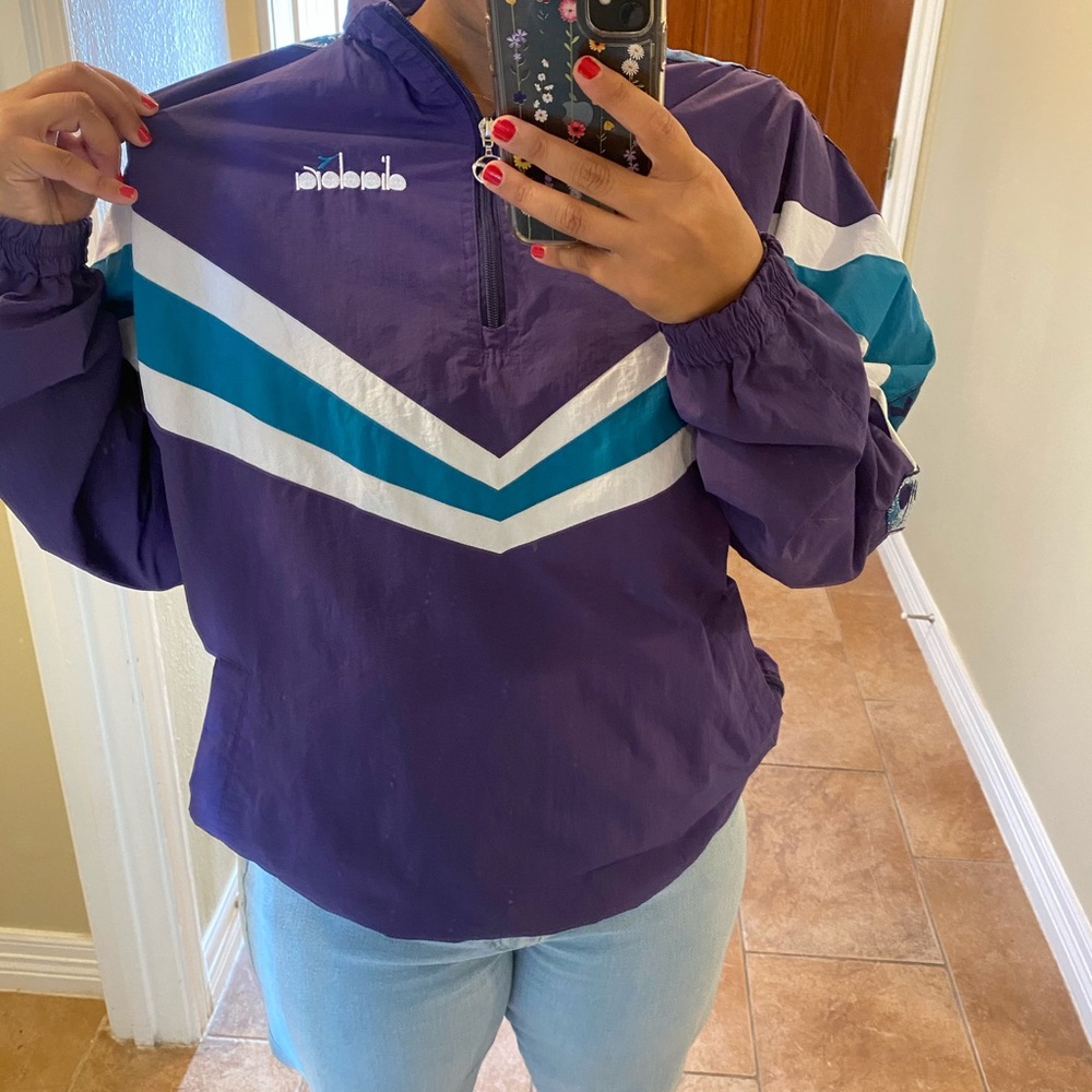 Purple Windbreaker